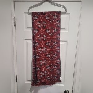 Red Paisley Scarf